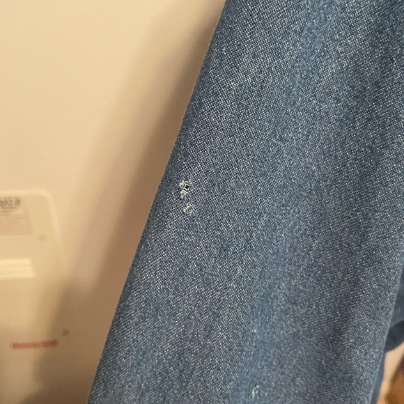 Wrangler size 18x36 Western Jean style button down shirt - Picture 7 of 8